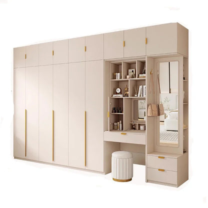 Luxury Wardrobes Cabinets Bedroom Closet Space Saving Clothes Organizer Wardrobes Modular Meuble De Rangement Home Furniture