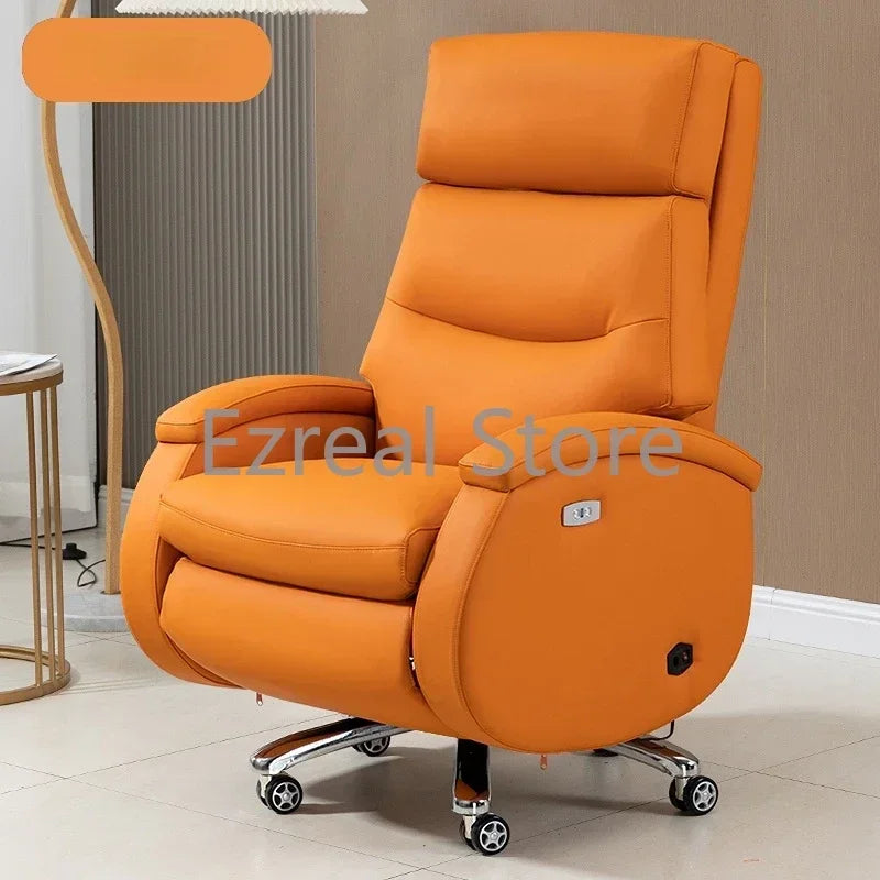 Lounge Puff Seat Comfortable Desk Chair Individual with Wheels Cushions Executive Office Chairs Cadeira Beauty Salon SY50OC