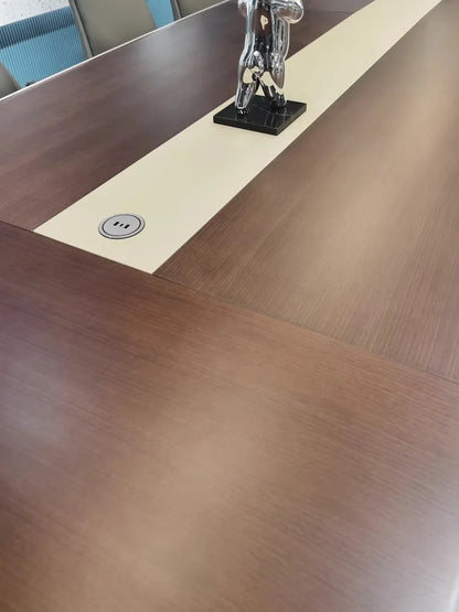 Painted conference table, long table, high-end training table, simple modern reception and negotiation table