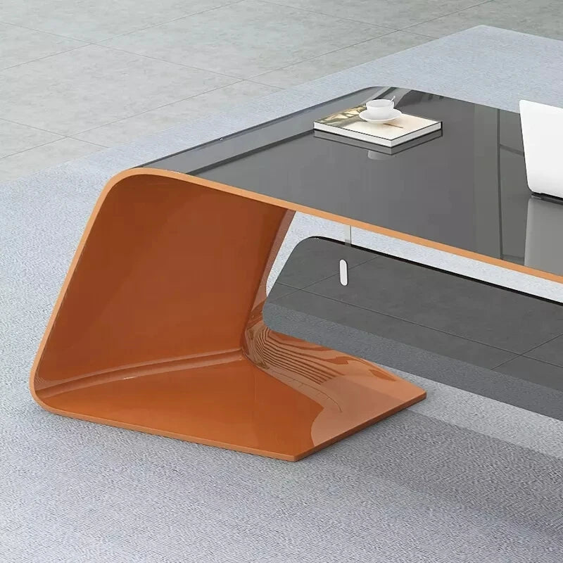 2024 Stock Modern Design Small Executive Office Desk CEO Office Table At Manager Boss Office Desk Commercial Furniture