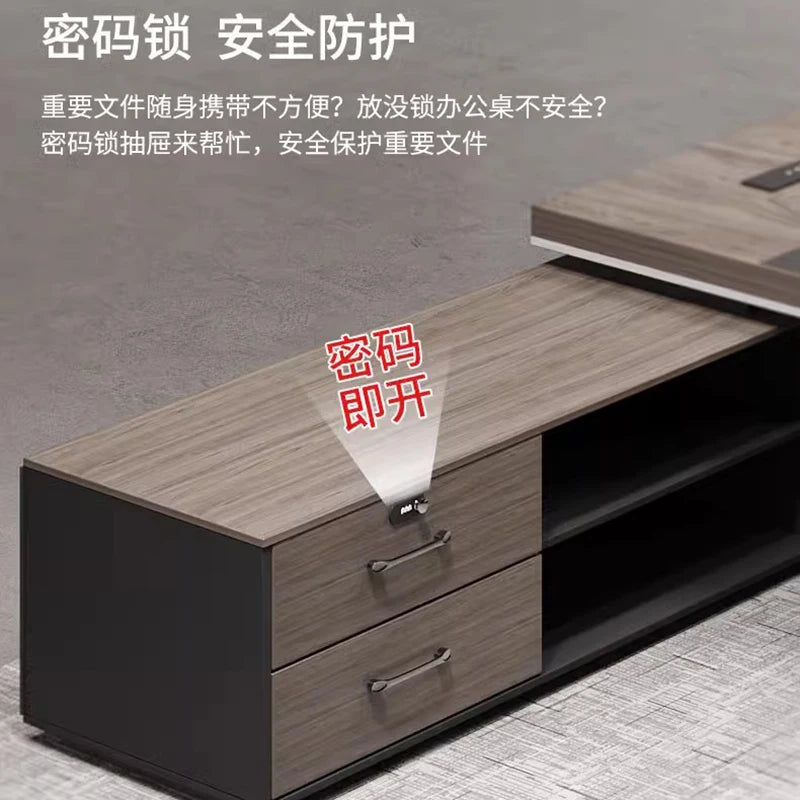 Organizer Work Desk Coffee Modern Table Workstation Monitor Stand Standing Work Desk Executive Scrivanie Per Ufficio Furniture