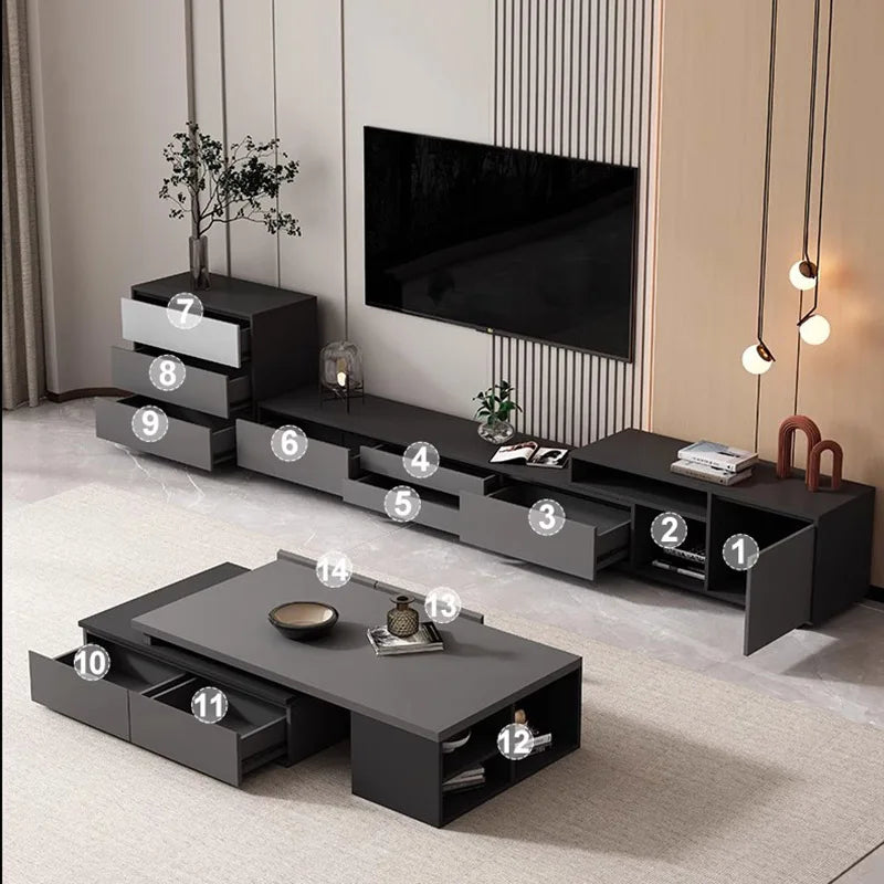 Fireplace Consoles Tv Cabinet Living Room Modern Coffee Tables Luxury Shelves Tv Stands Complete Suporte Para Tv Home Furniture