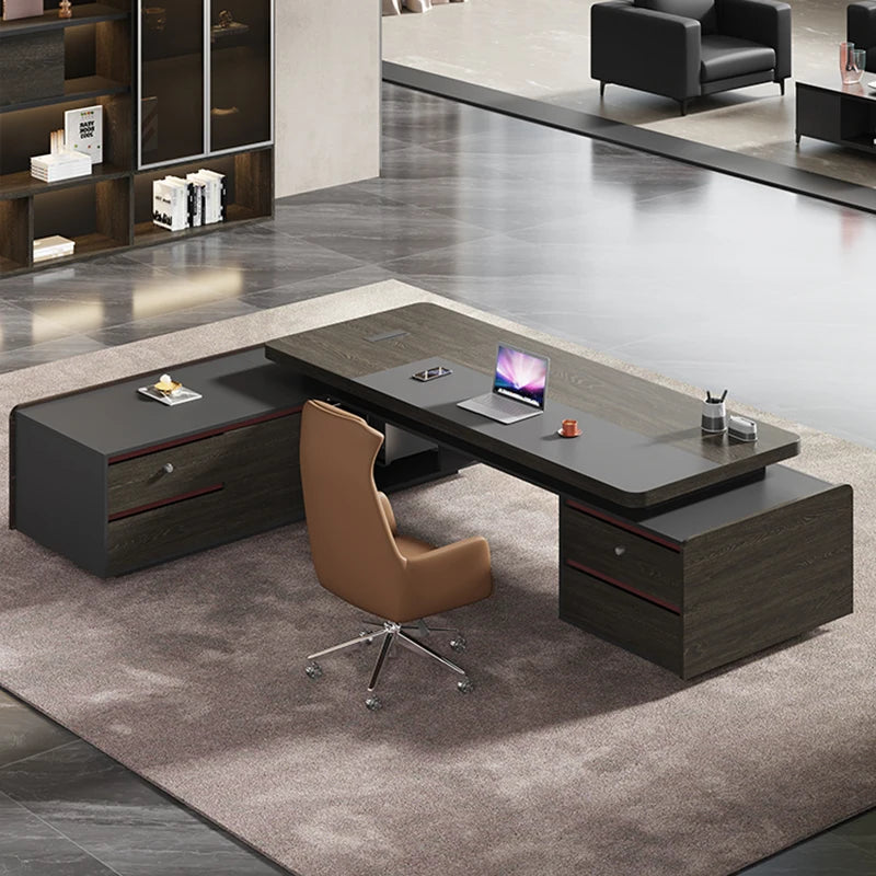 Reception Simplicity Office Desk Computer Meeting Gaming Writing Study Desk Luxury Executive Schreibtisch Sofaset Furniture