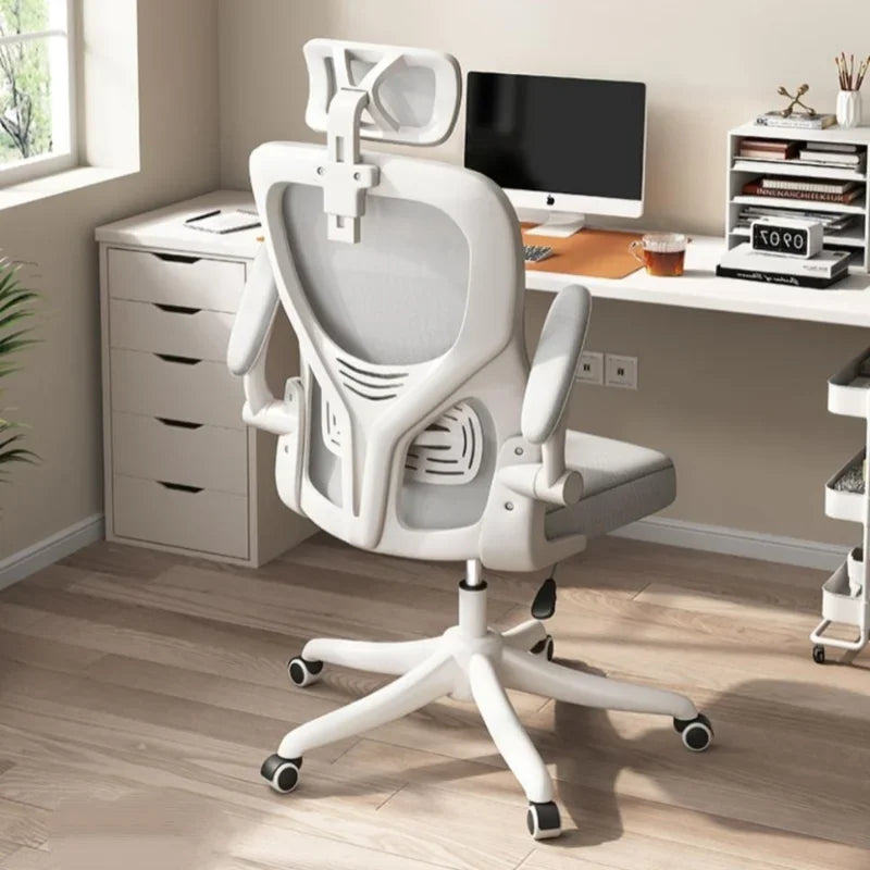 New Rotate Mesh Computer Chair Household Comfort Sedentary Lift Ergonomic Chair Dorm Office Study