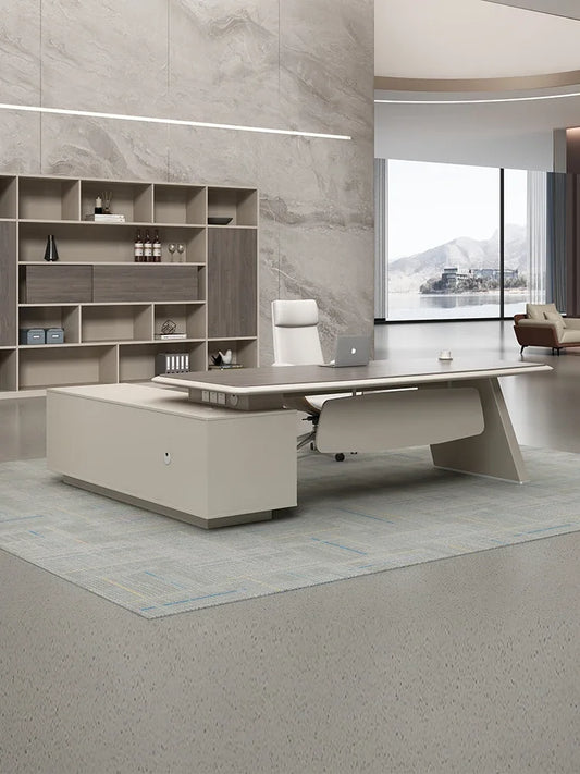 Nordic Boss Office desk Simple modern single President Executive Manager desk Computer work Mesa De Escritorio Office furniture