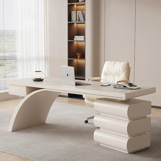 Work Student Office Desk Setup Modern Boss Console Office Table Computer Makeup Meeting Escrivaninha Media Console Furniture