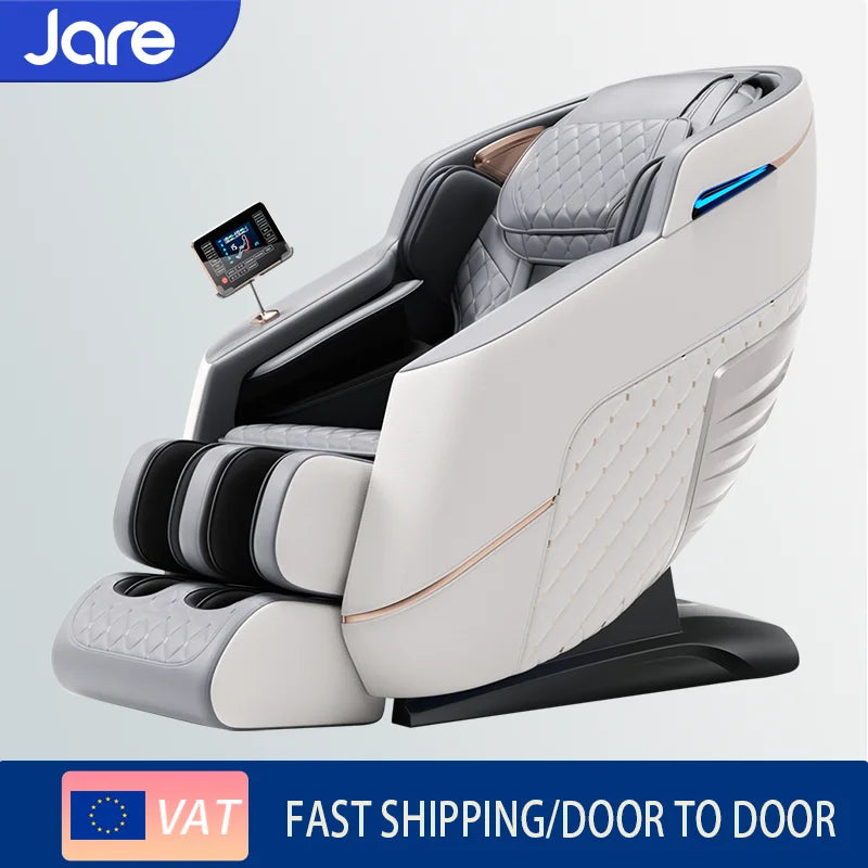 Jare 6606T  Massagestoel Multifun ctionele Full Body Airbag  Zero Gravity 3d Office Sofa Lcd Touchscr Massage Full Body