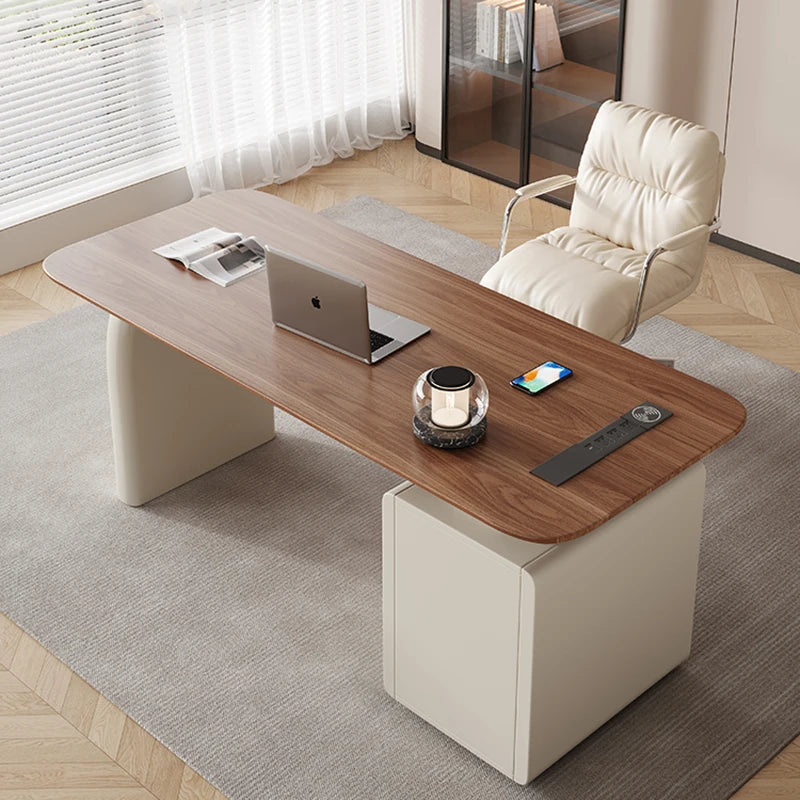 Executive Meeting Work Table Study Desktop Modern Gaming Vanity Desk Computer Reception Schreibtisch Media Console Furniture