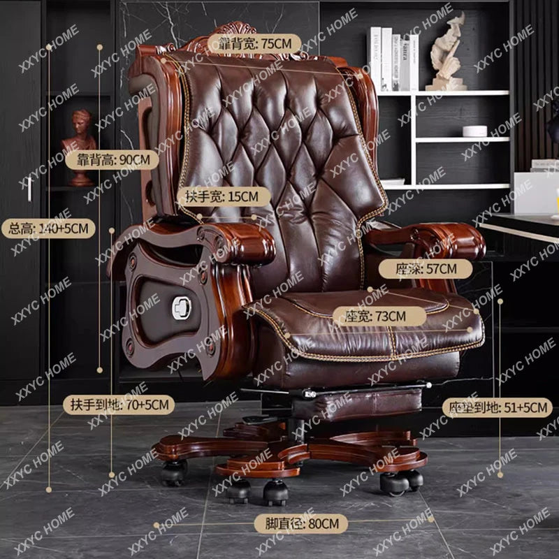 Luxury Massage Office Chair Leather Ergonomic Designer Living Room Gaming Chair Executive Durable Silla Gamer Office Furniture