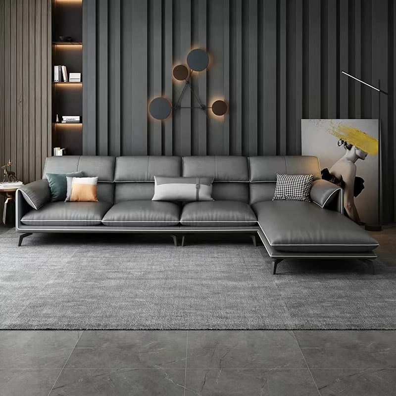 Minimalist Black Sofa Living Room Nordic Luxury Sectional Sofas Modern Europe Salas Y Sofas Muebles Economicos Furniture