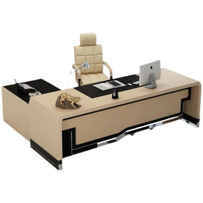 Computer Executive Office Desks Desktop Storage Meeting Drawers Workstation Executive Computer Scrivania Cameretta Furniture