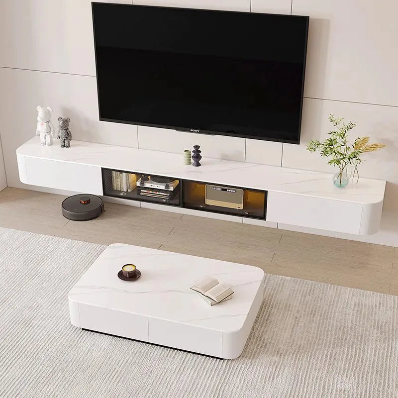 White Display Tv Stands Console Pedestal Monitor Shelf Cabinet Lowboard Tv Stands Luxury Mobili Per La Casa Modern Furniture