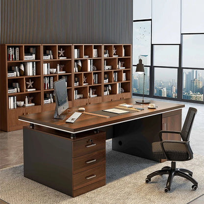 Reception Executive Office Desk Work Accessories Study Luxury Office Desk Drawers Muebles Para Oficina Office Furniture MZ50OD