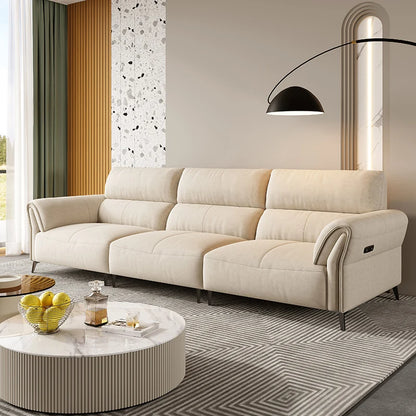 Accent Electric Recliner Sofa Leather Floor White Office Luxury Living Room Sofas Lazy Modern Divani Da Soggiorno Set Furniture