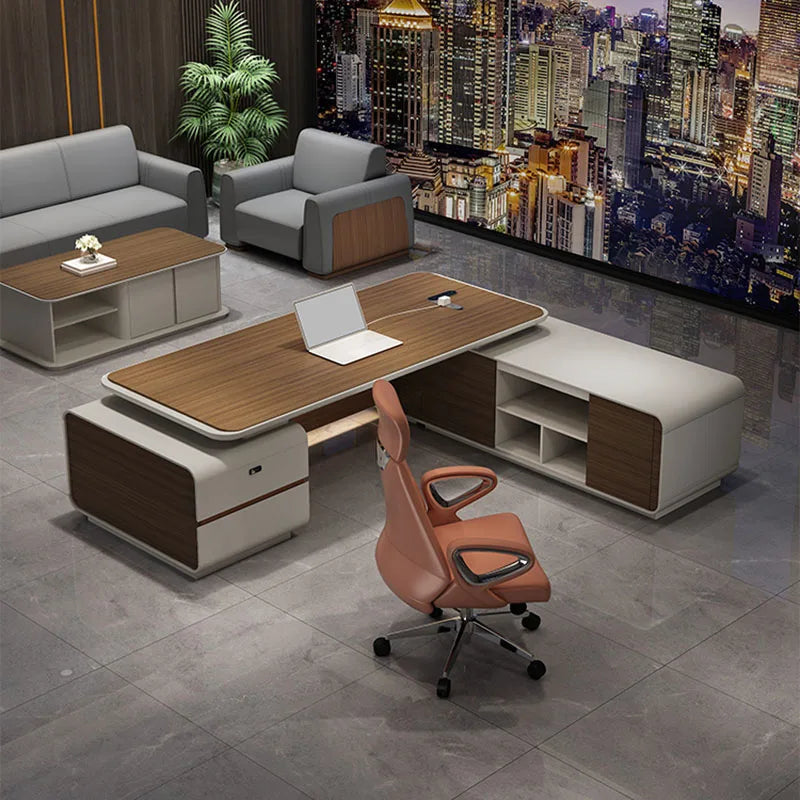 Computer Conference Office Desk Writing Storage Work Designer Corner Executive Office Desk Luxury Tavolo Da Lavoro Furnitures