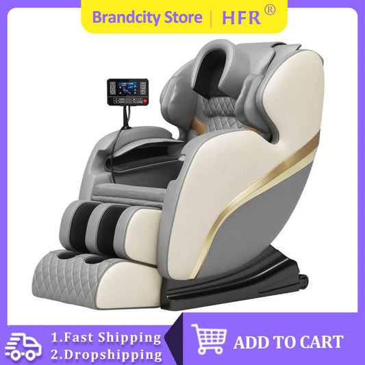 HFR Brand office Full Body 4d Zero Gravity Electric Price Leather Parts Luxury Cheap Portable Recliner Machine  Massage Chair