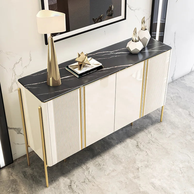 Minimalist Sideboard Glossy Buffet Cabinet Dining Modern Luxury Sideboard Showcase Living Room Cajonera Vitrina House Furniture