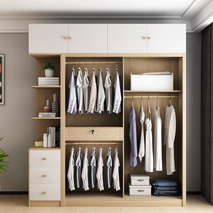 Organizer Modern Wardrobes Luxury White Simple Clothing Rack Wardrobes Storage Baby Mueble Para Colgar Ropa Furniture Bedroom