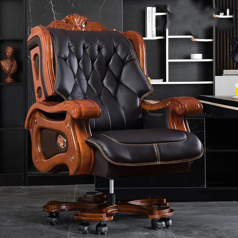 Luxury Massage Office Chair Leather Ergonomic Designer Living Room Gaming Chair Executive Durable  Office Furniture