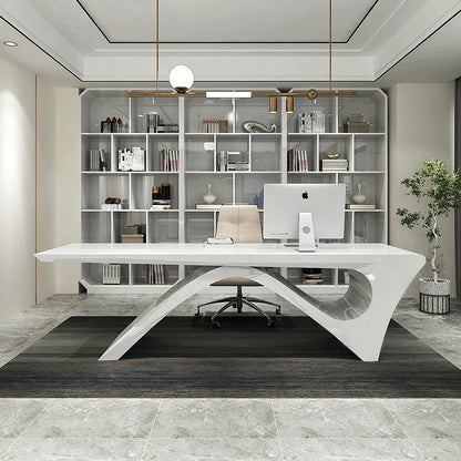 White Drawers Office Desks White Student Luxury Modern Home High Executive Work Desk Pc Tavolo Scrivania Ufficio Furniture