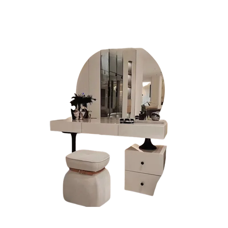 White Multifunctional Dressing Table Box Drawer Charm Luxury Dressing Table Decor Penteadeira De Maquiagem Home Furniture