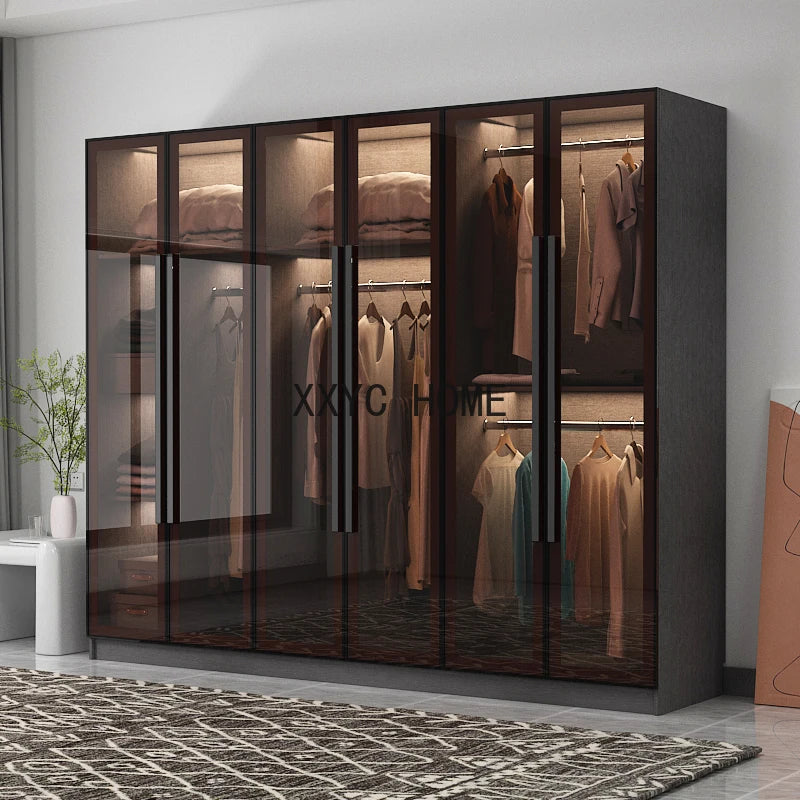 Luxury Door Handle Wardrobes Organizer Pole Armables Bedroom Closets Cube Storage Living Room Guarda Roupa Household Products