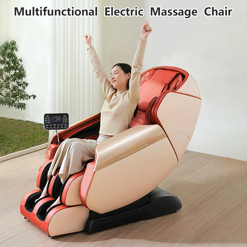 Electric Home Full Body Airbag Massage Chair Zero Gravity Hifi Music Relaxing Massage Chair Kneading Multi Functional Leisurely