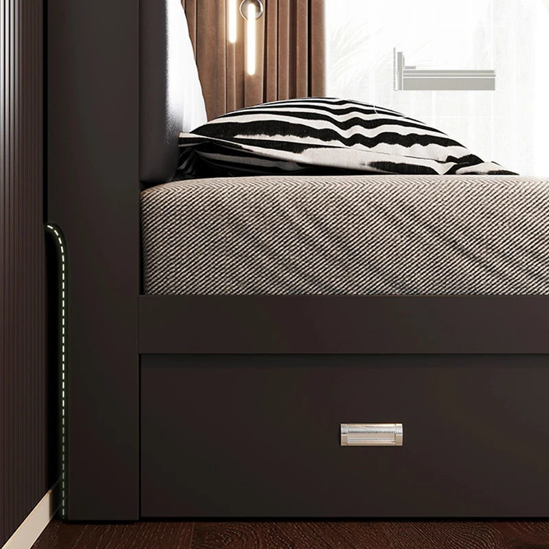 Drawers Luxury Double Bed Bedroom Unique Storage King Size Double Bed Nightstands Multifunctional Cama Matrimonial Furniture