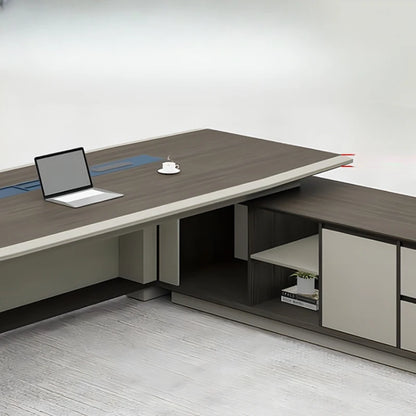 Executive Conference Office Desks European Art Ergonomic Studying Computer Desks Gadgets Laptop Scrivania Con Cassetti Furniture