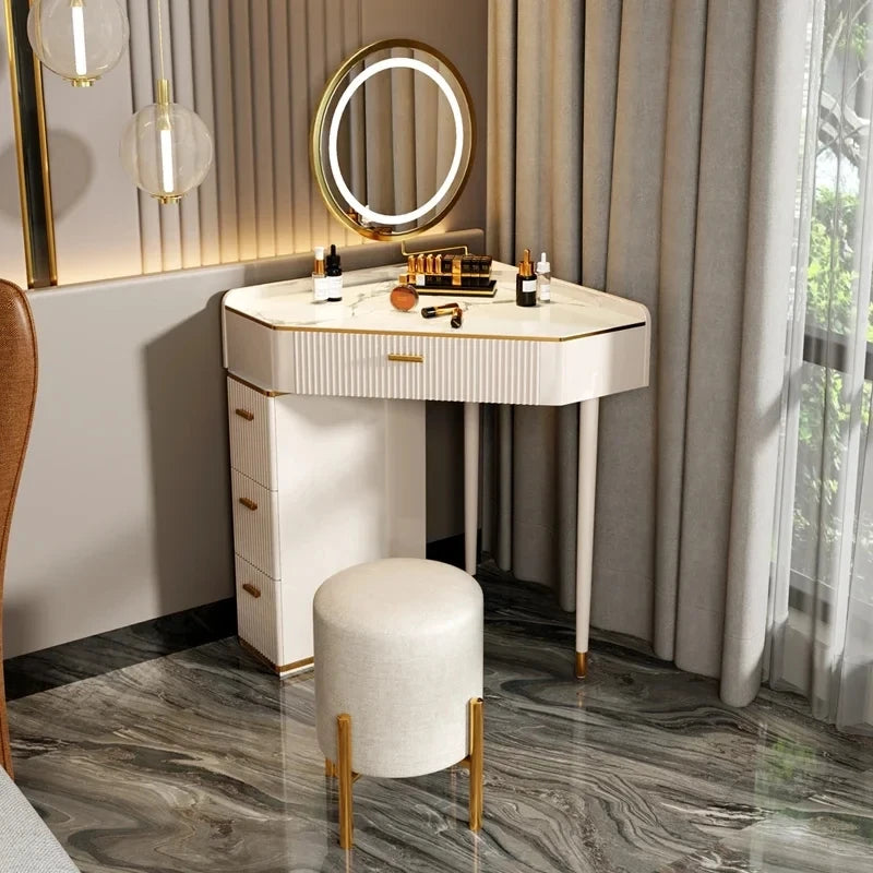 Makeup Girls Luxury Dressing Table Nordic Luxury Bedroom Modern Dressing Table Organizers Storage Penteadeira Camarim Furniture