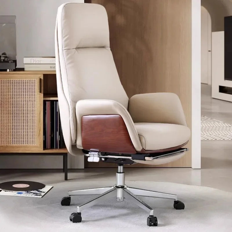 Recliner Chaise Lounge Leather Office Chair Comfy Luxury Modern Chair Executive Playseat Sillas De Comedor Office Furniture