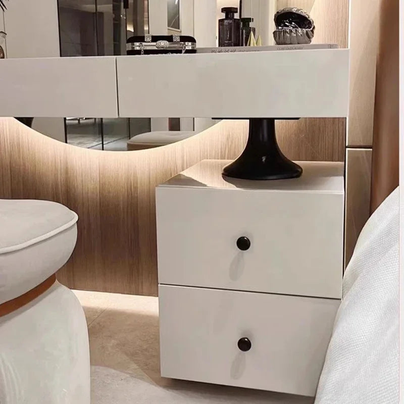 White Multifunctional Dressing Table Box Drawer Charm Luxury Dressing Table Decor Penteadeira De Maquiagem Home Furniture