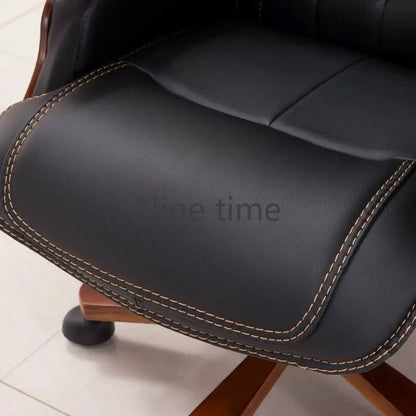 Leather Armchair Office Chairs Boss Lounge Floor Pillow Modern Computer Chair Visitor Waiting Sillas De Espera Library Furniture