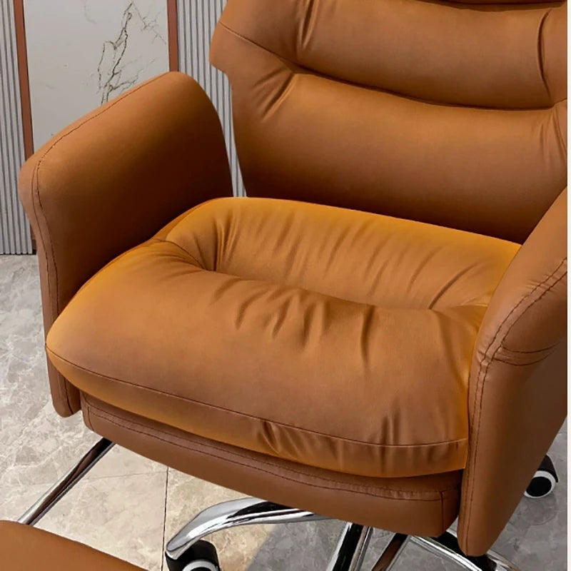 Ergonomic Office Chairs Computer Recliner Leather Study Nordic Chair Executive Living Room Sofas Cadeira De Escritorio Furniture