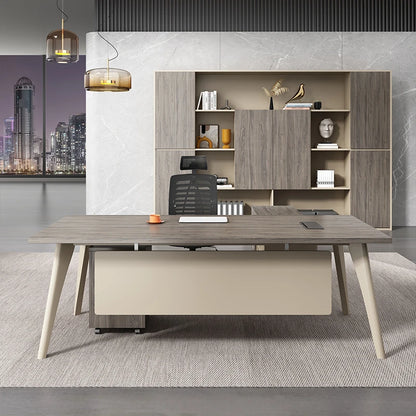 Luxury Drawers Office Desk Reception Standing Executive Floor Computer Desks Corner Organizers Mesa De Escritorio Home Furniture