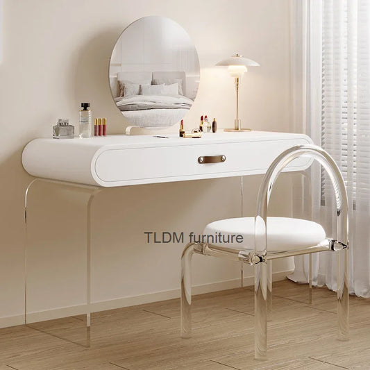 Cute Originality Vanity Table Makeup Simplicity Nordic Drawer Storage Vanity Desk Italian Modern Coiffeuse Home Furniture