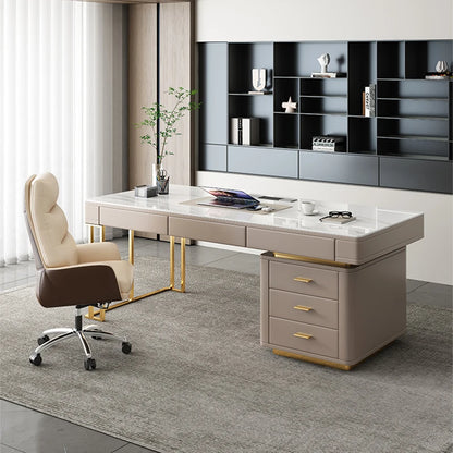 Drawers Workbench Executive Desk Writing Console Counter Office Desk Computer Luxury Scrivanie Per Ufficio Luxury Furniture