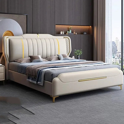 Nordic King Size Luxury Double Bed Pretty Unique Living Room Frame Double Bed Hotel Modern Cama Matrimonial Bedroom Furniture