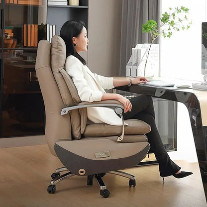 Vanity Ergonomic Office Chair Swivel Computer Comfortable Study Chair Home Office Rolling Chaise De Bureaux Office Furniture