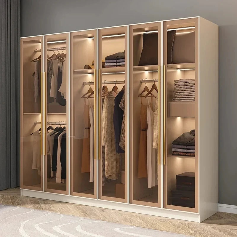 Drawers Wardrobe Dressers Luxury Hanging Closet Organizer Modular Wardrobe Cloth Cupboard Meuble Rangement Salon Furniture