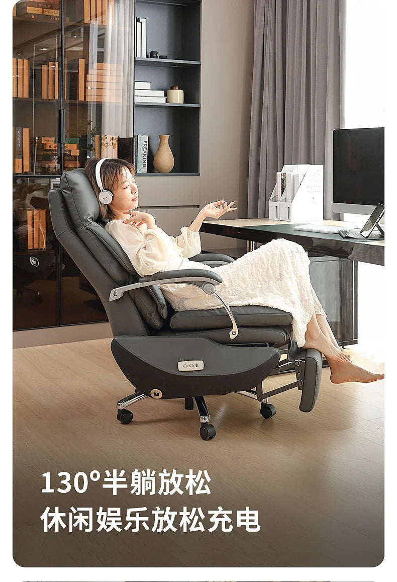 Vanity Ergonomic Office Chair Swivel Computer Comfortable Study Chair Home Office Rolling Chaise De Bureaux Office Furniture