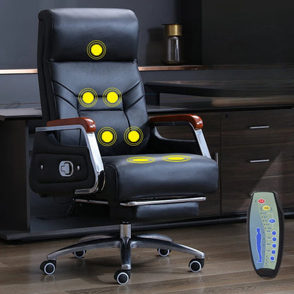 Rotating Executive Office Chair Leather Massager Ergonomic Computer Office Chair Nordic Modern Cadeiras De Escritorio Furniture