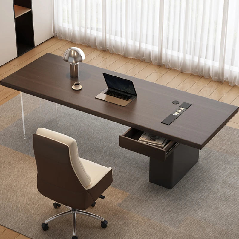 Executive Work Office Desks Reception Study Modern Laptop Office Desks Gaming Storage Mesa Tavolo Office Furniture WN50OD