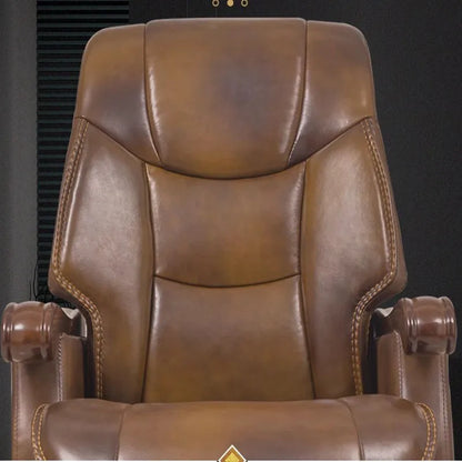 Leather Comfy Office Chairs Recliner Executive Free Shipping Rolling Comfortable Gaming Chair Work Sillas Luxury Furniture