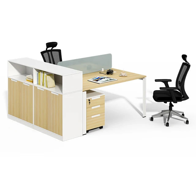 Wholesale modern office furniture cheap modular high end frosted glass 6 person office cubicles workstation