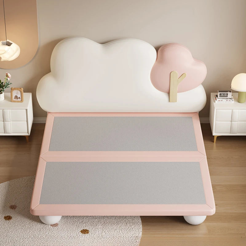 Modern Luxury House Double Bed Nordic Pretty Unique Room Frame Double Bed Princess Girls Boys Kinder Bett Bedroom Furniture