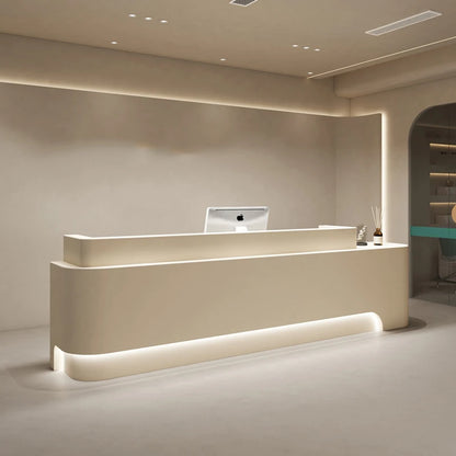 Checkout Front Desk Reception Counter Office Hotel Front Desk Beauty Salon Spa Modern Comptoir De Caisse Boutique Shop Furniture