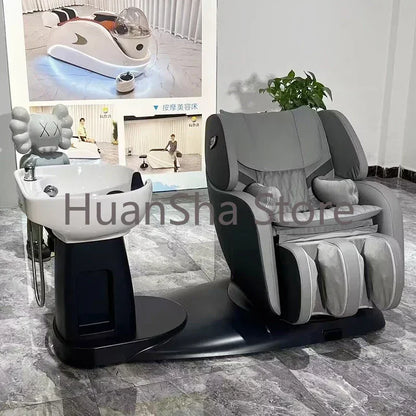 Wash Hair Shampoo Bed Beauty Professional Massage Head Spa Salon Chair Women Stylist Behandelstoel Salon Furniture LJ50SC