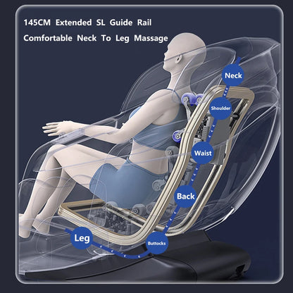 Massage Chair Physical FitnessTest Hifi Music Body Care Chair Multi Functional Electric Massage Chair Full Body Zero Gravity