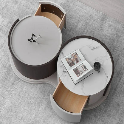 Modern Minimalist Tea Centre Nordic Coffee Table Living Room Cabinets Round Dining Floor Muebles De La Sala Library Furniture